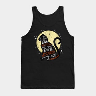 Thackery Binx Cat T Shirt Halloween Black Cat Quote Spell Tank Top